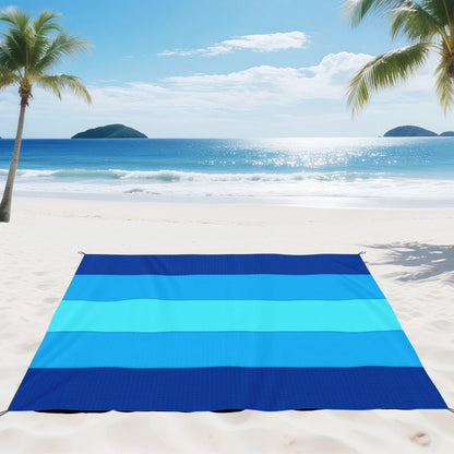 Sand-proof Outdoor Mat This Beach Mat Accommodates 4-6 Adults, Featuring Lightweight Sand Resistance Perfect for Picnics Travel